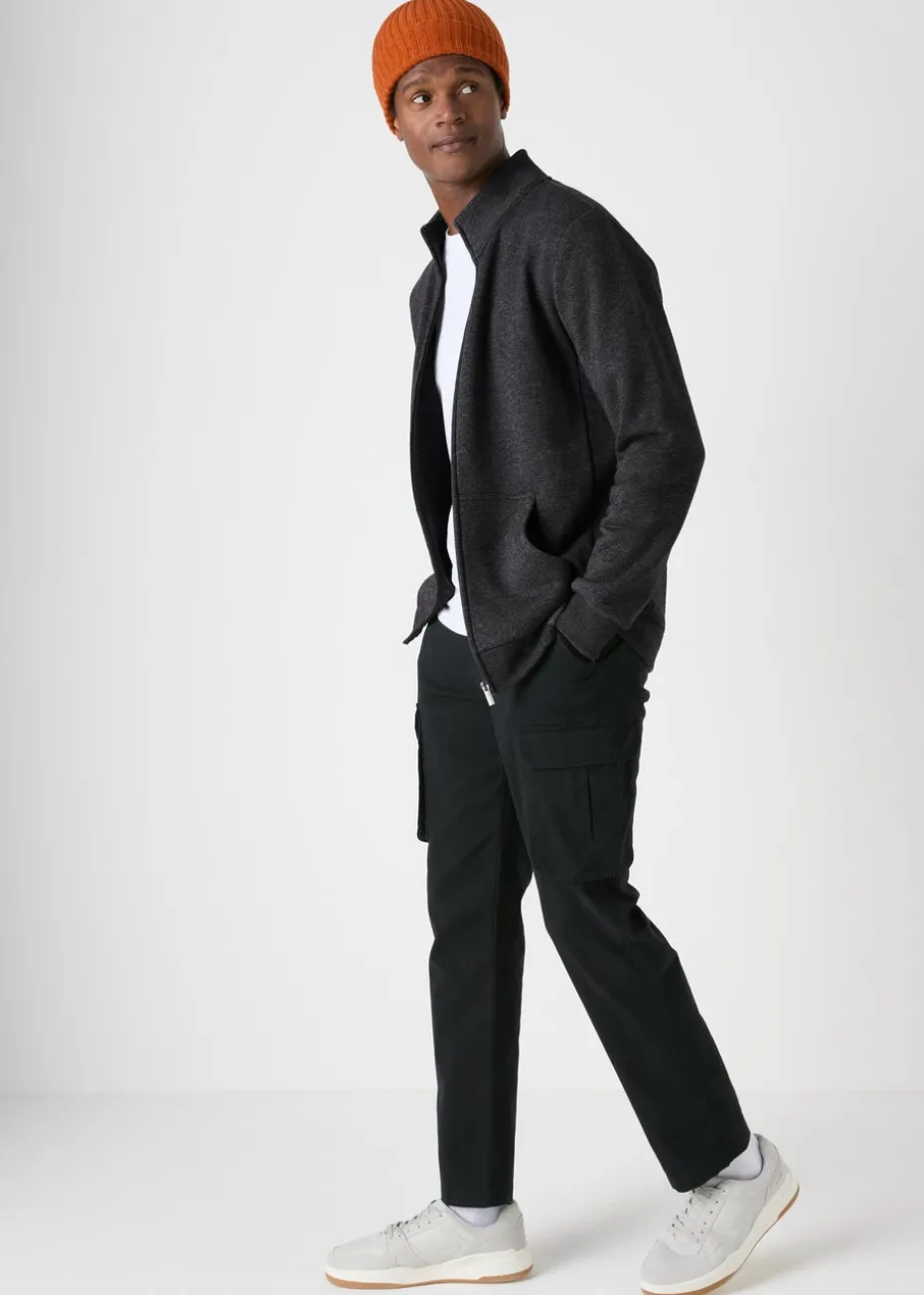 Grey Grindle Zip Up Jacket