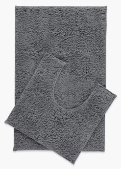 Grey Heart Laundry Basket