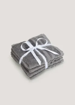 Grey Heart Laundry Basket