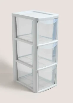 Grey Large Storage Tray