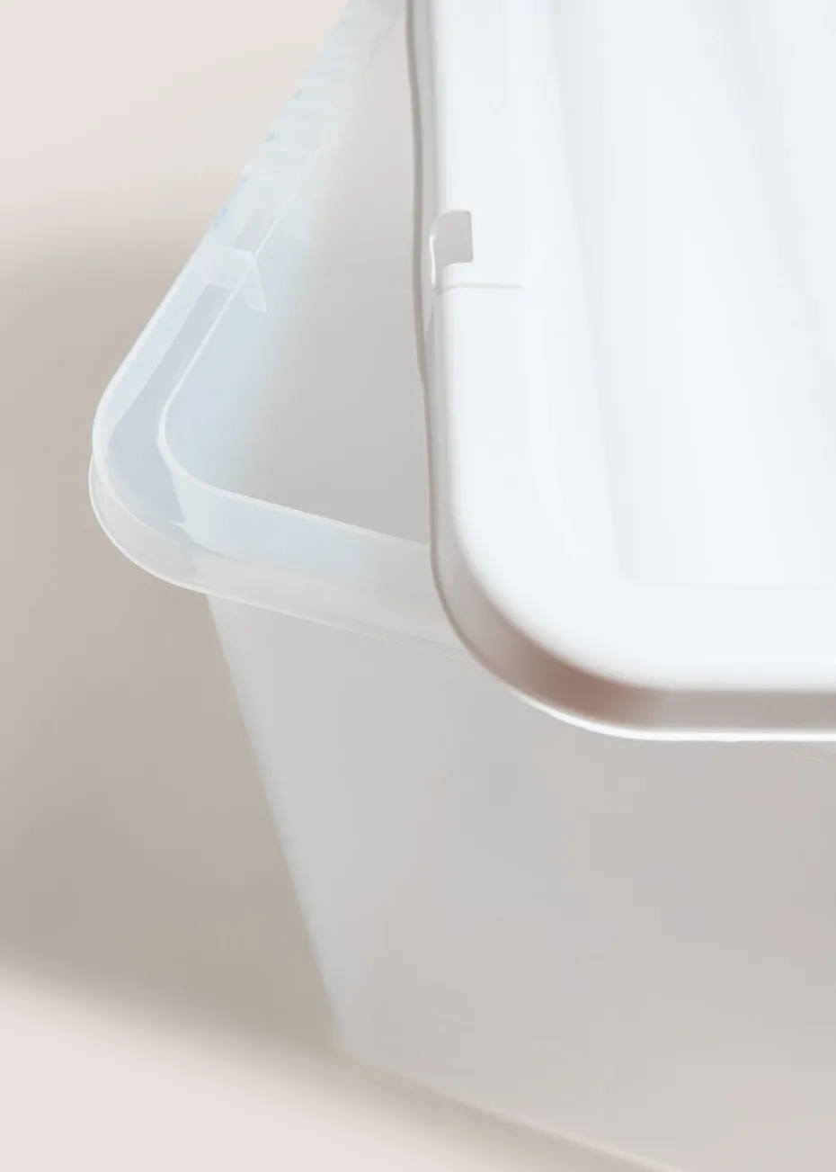 Grey Lid Storage Box (27 Litres)