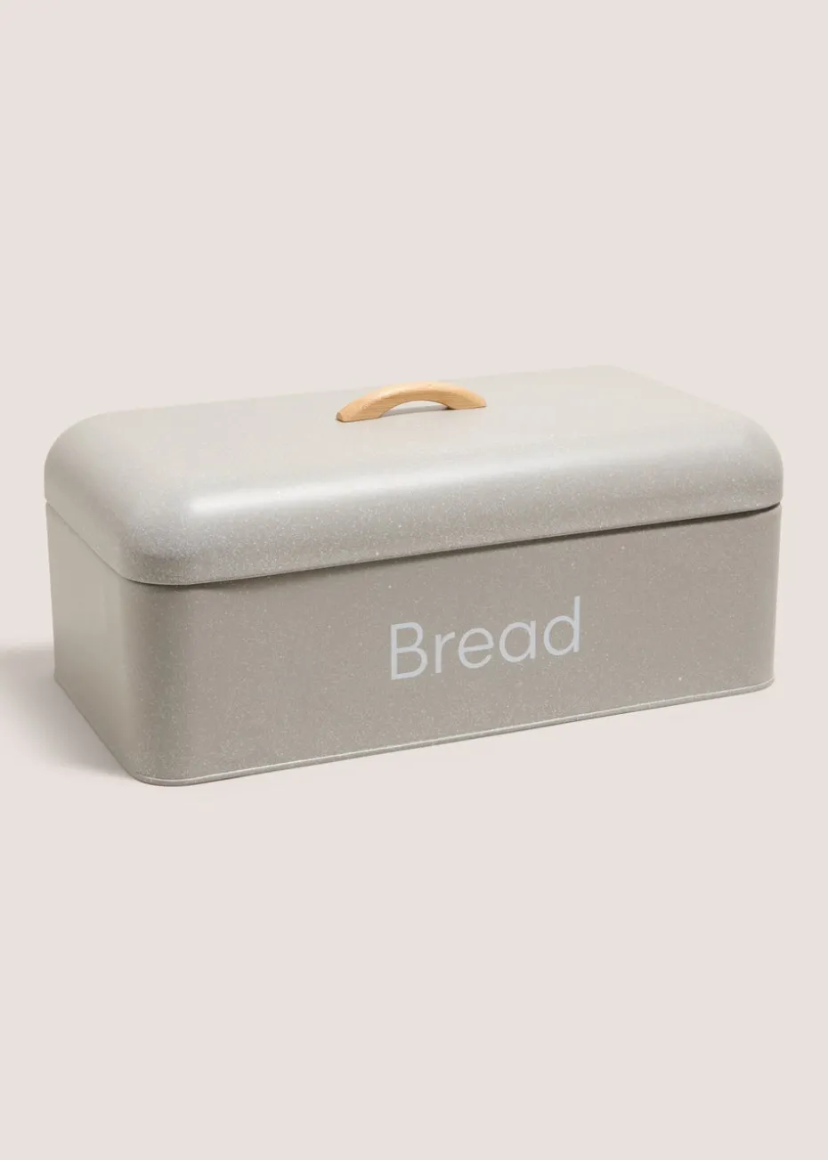 Grey Metal Tea Coffee & Sugar Stackable Canisters