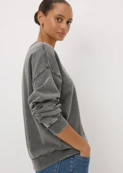 Grey Rolling Stones Sweatshirt