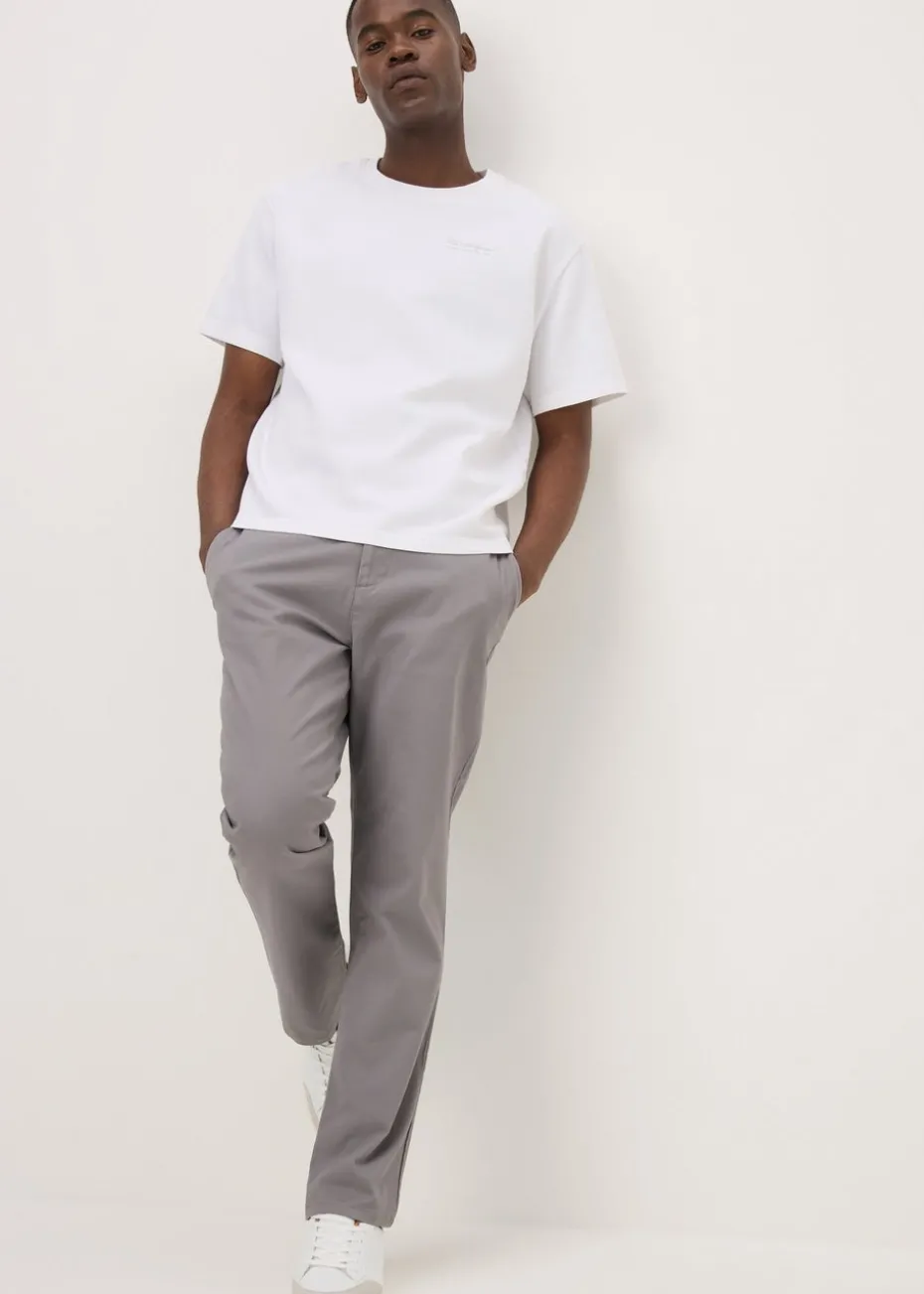 Grey Slim Fit Chinos