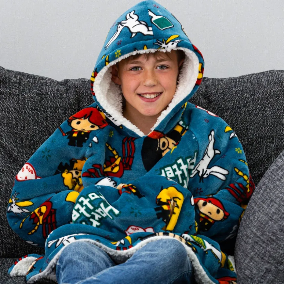 Harry Potter Wearable Hooded Snuggle Fleece & Cushion Cover