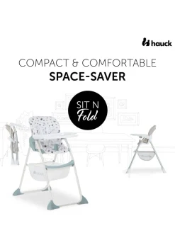Hauck Beige Sit N Fold Highchair