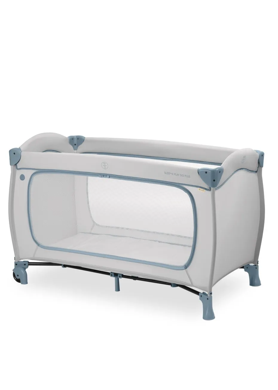 Hauck Dusty Blue Sleep N Play Go Plus Travel Cot