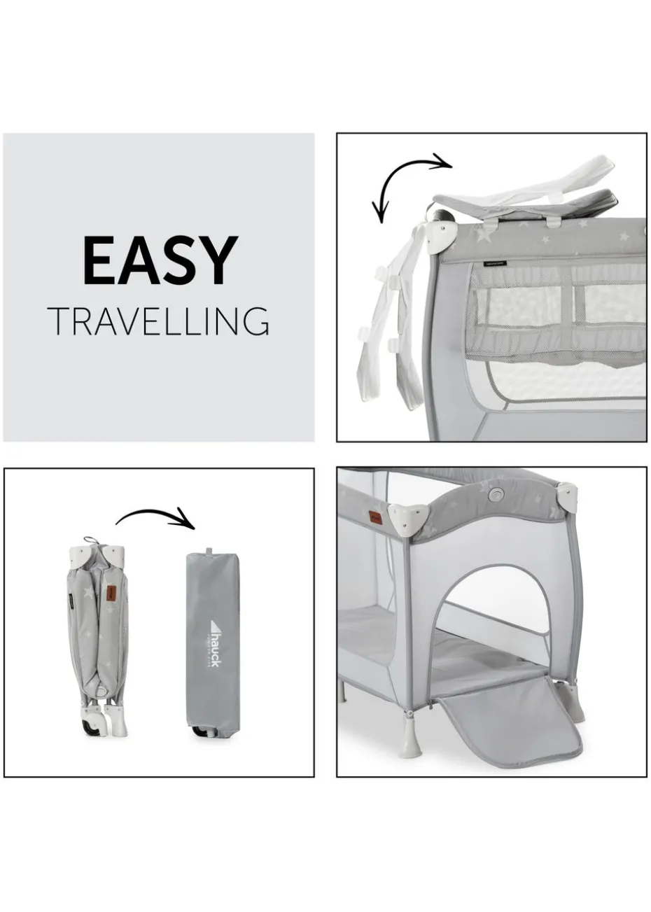 Hauck Stars Sleep N Play Center Travel Cot