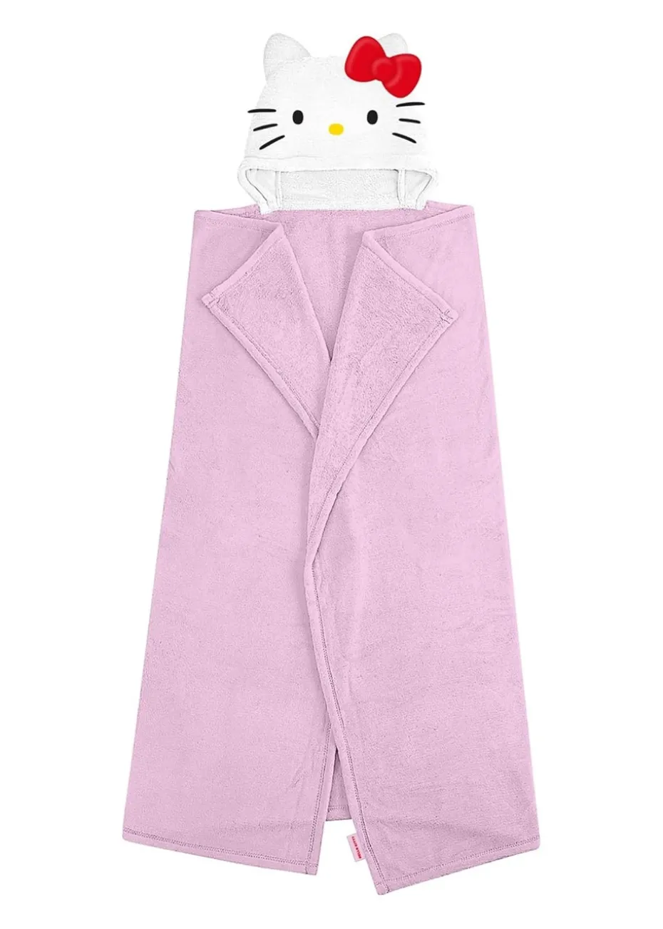 Hello Kitty Pink 3D Hooded Wearable Throw