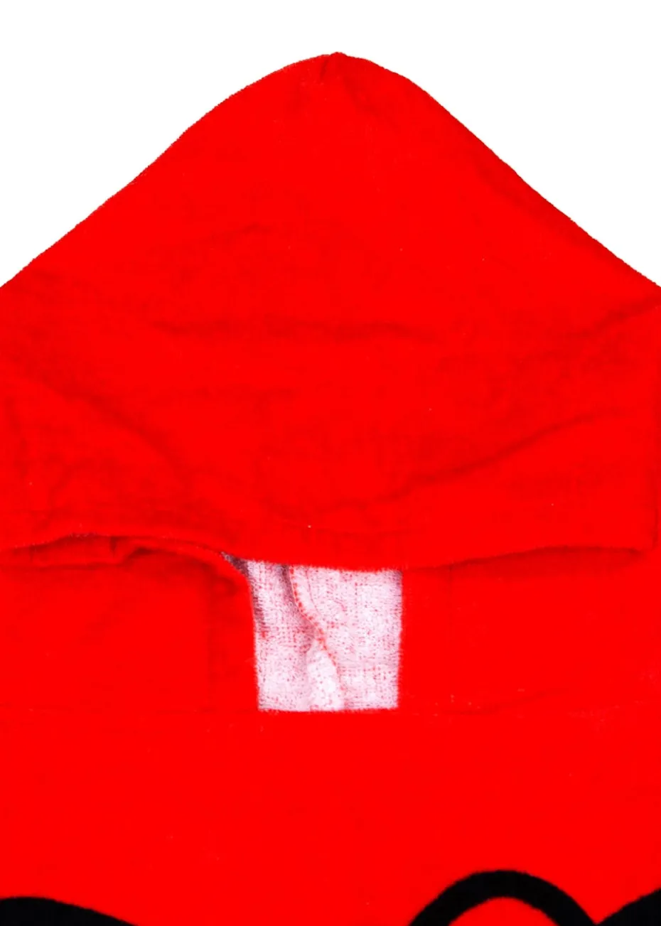 Hello Kitty Red Cheeky Poncho Towel