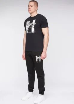 Henleys Black Curveball Joggers