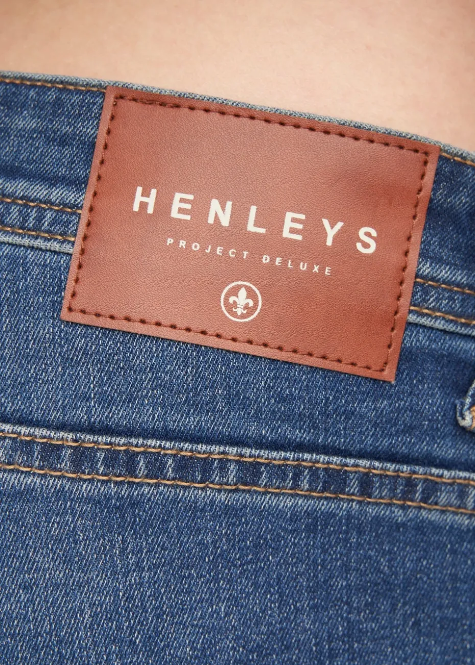 Henleys Stone Wash Mayhen Slim Fit Jeans