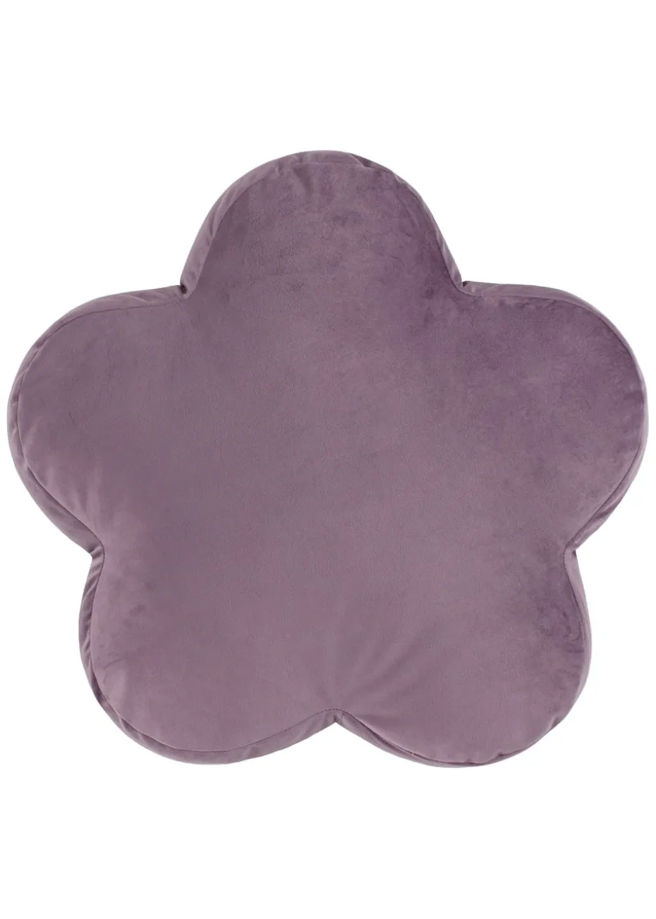 Heya Home Flower Velvet Ready Filled Cushion (One Size)