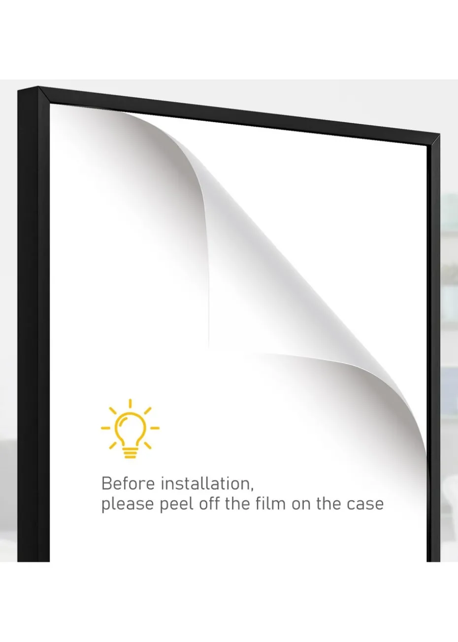 HOMCOM Football Shirt Frame with UV Protection Acrylic Panel