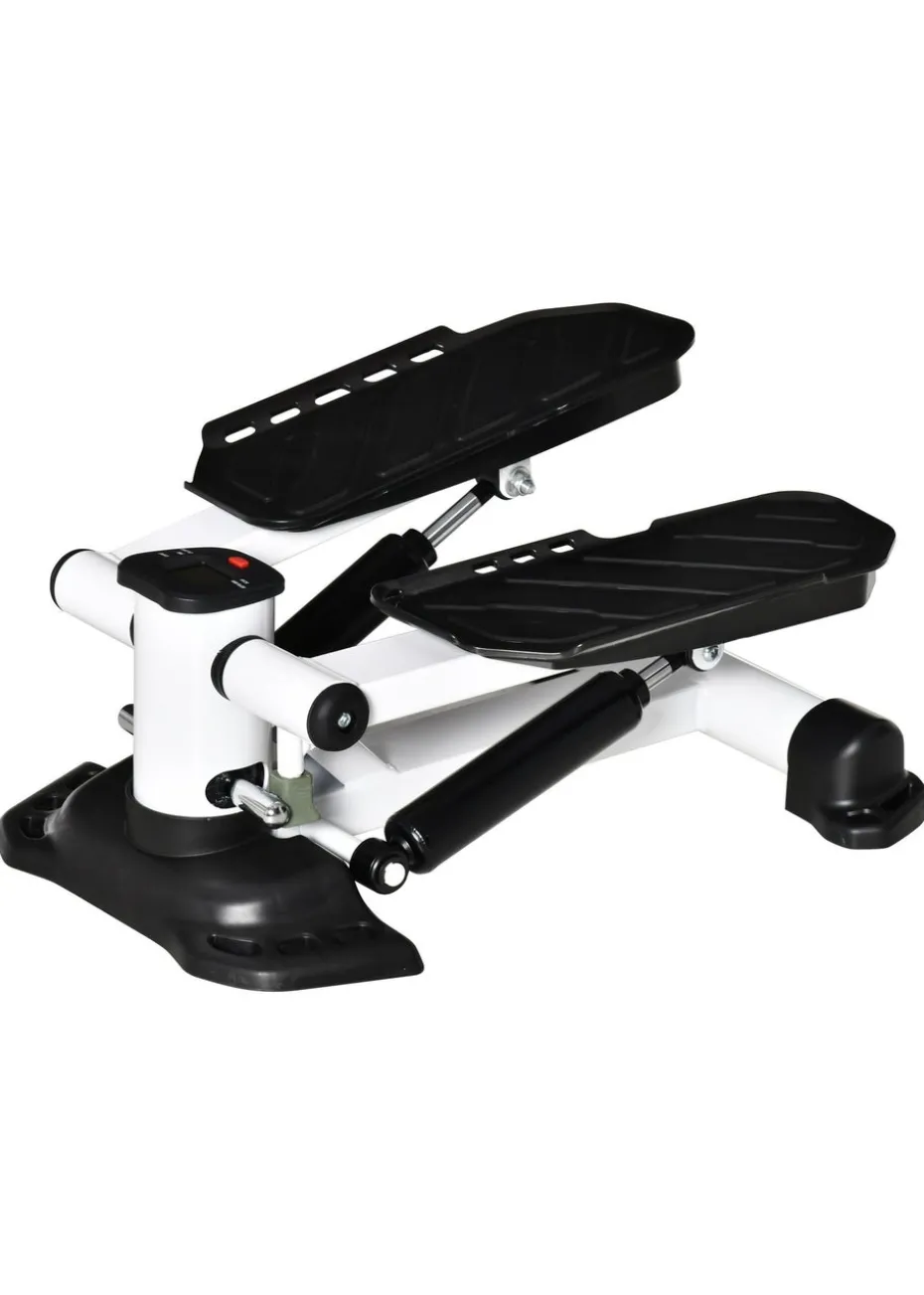 HOMCOM Portable Mini Stepper Step Machine for Home Gym Office Exercise Workout