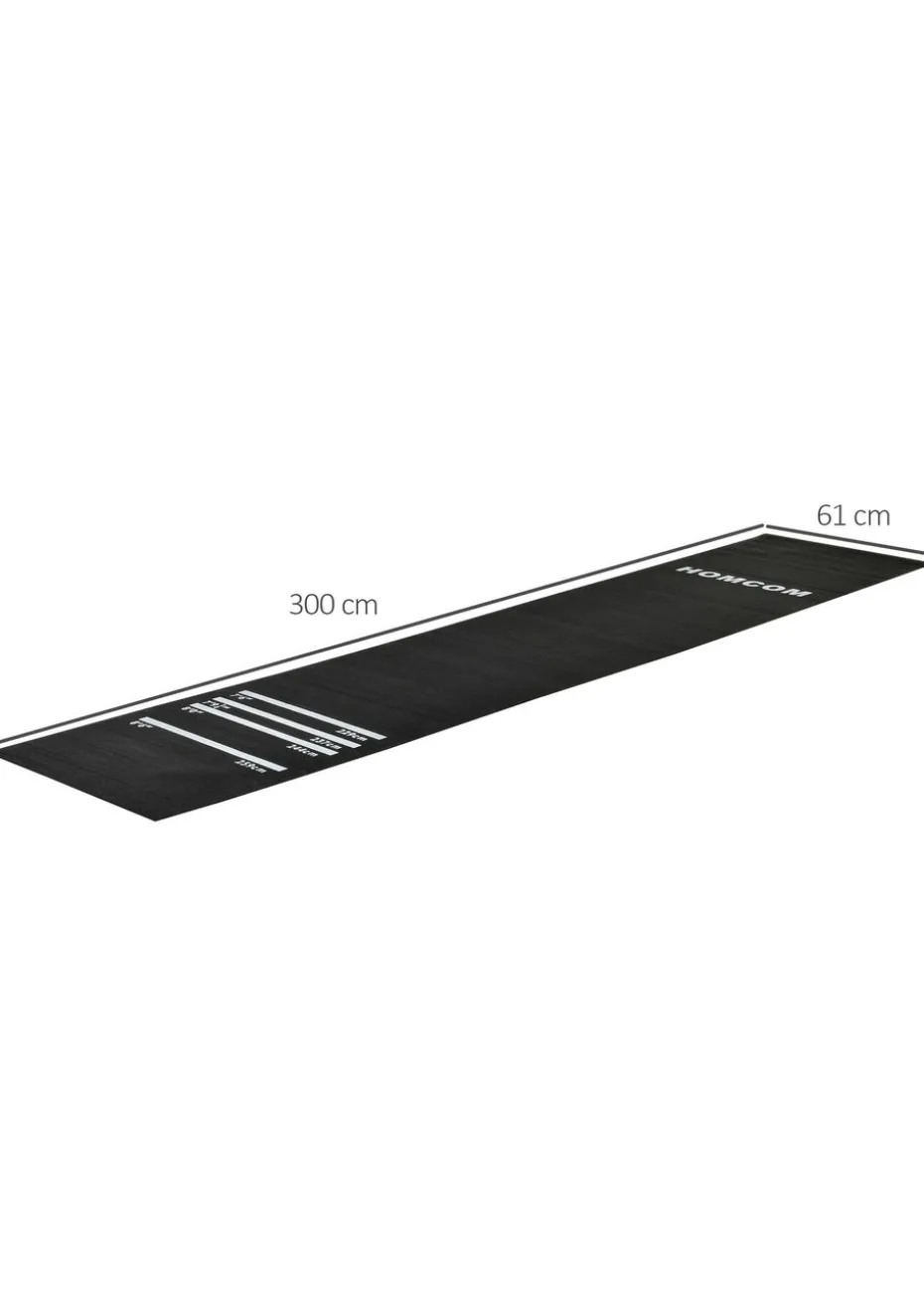 Homcom Professional Rubber Darts Dart Mat Pub Club Home 4 Throwing Distances