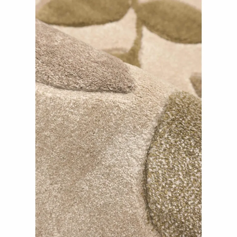 Homemaker Green Leaf Design Rug