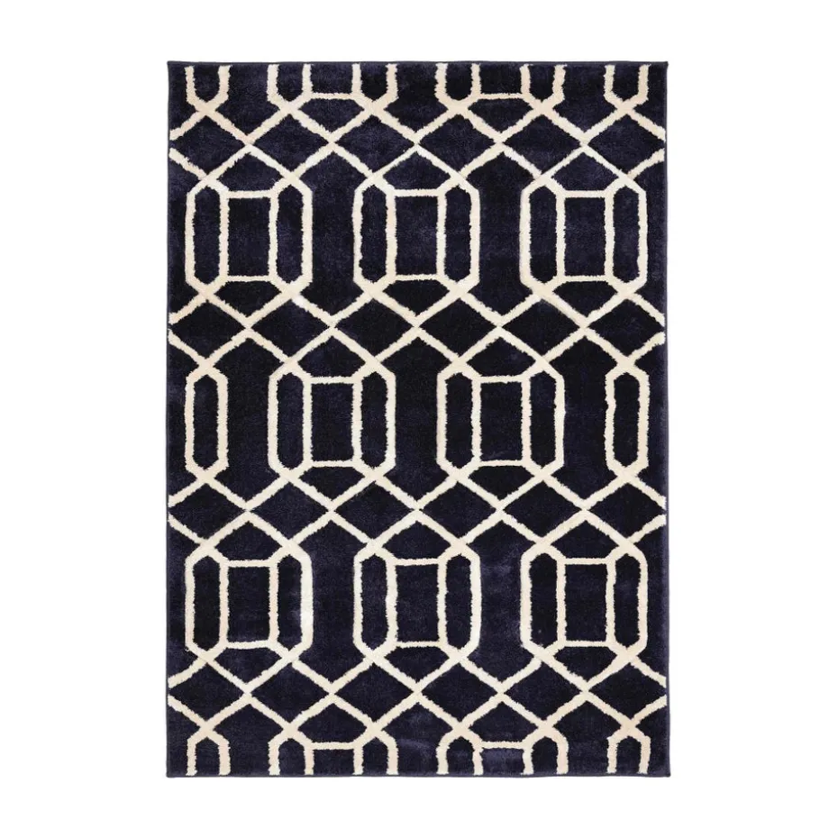 Homemaker Lattice Navy Rug