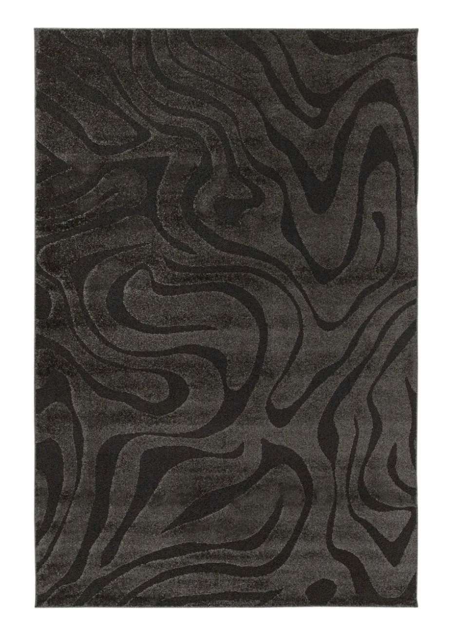 Homemaker Reef Ripple Charcoal Anthracite Rug