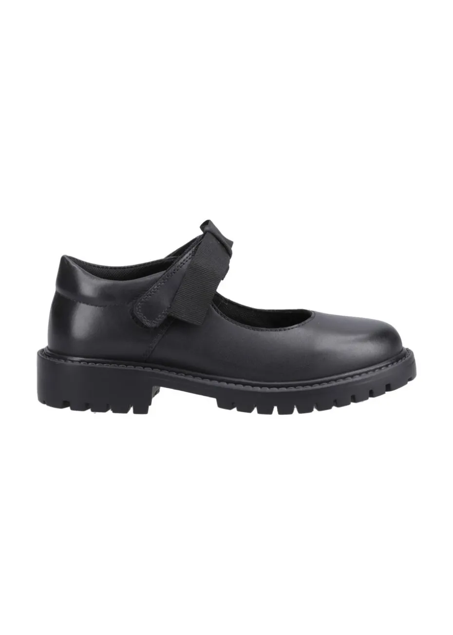 Hush Puppies Black Astrid Bow Junior