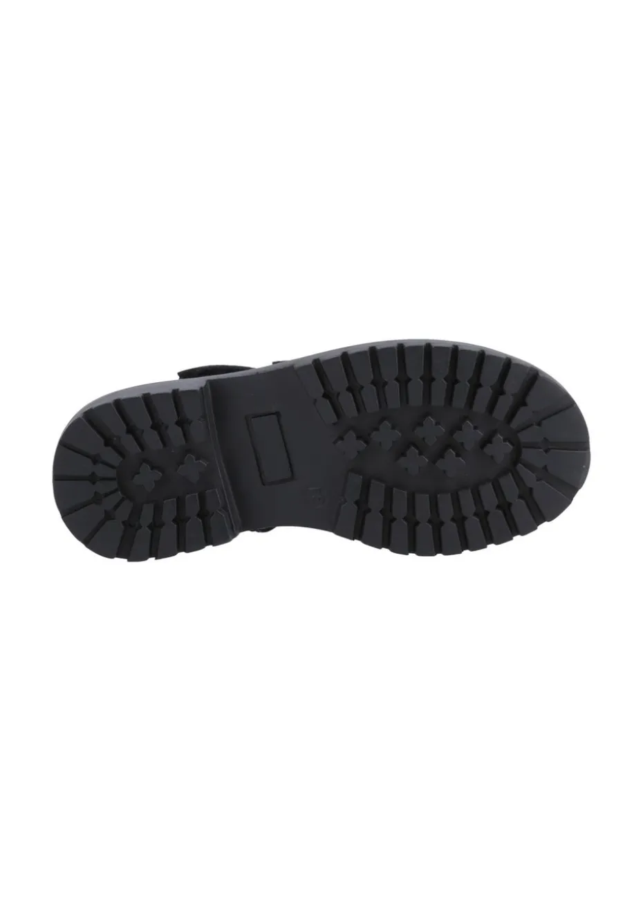 Hush Puppies Black Astrid Bow Patent Junior