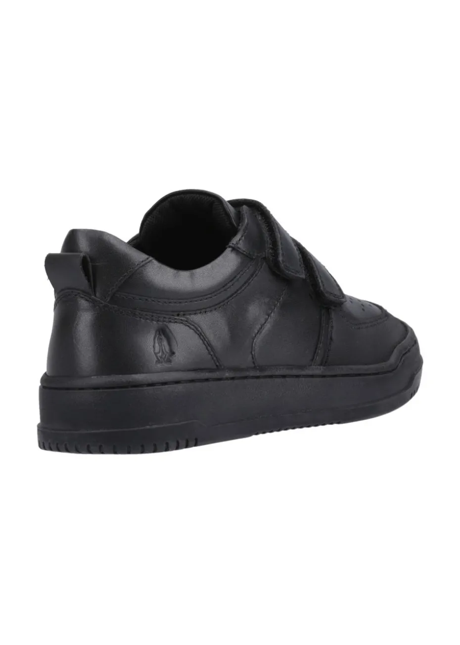 Hush Puppies Black Daxton Touch Fastening Senior