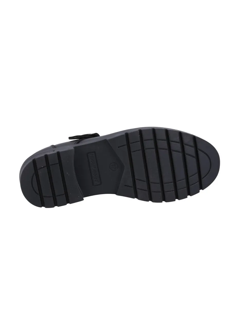 Hush Puppies Black Fiona Junior Shoe