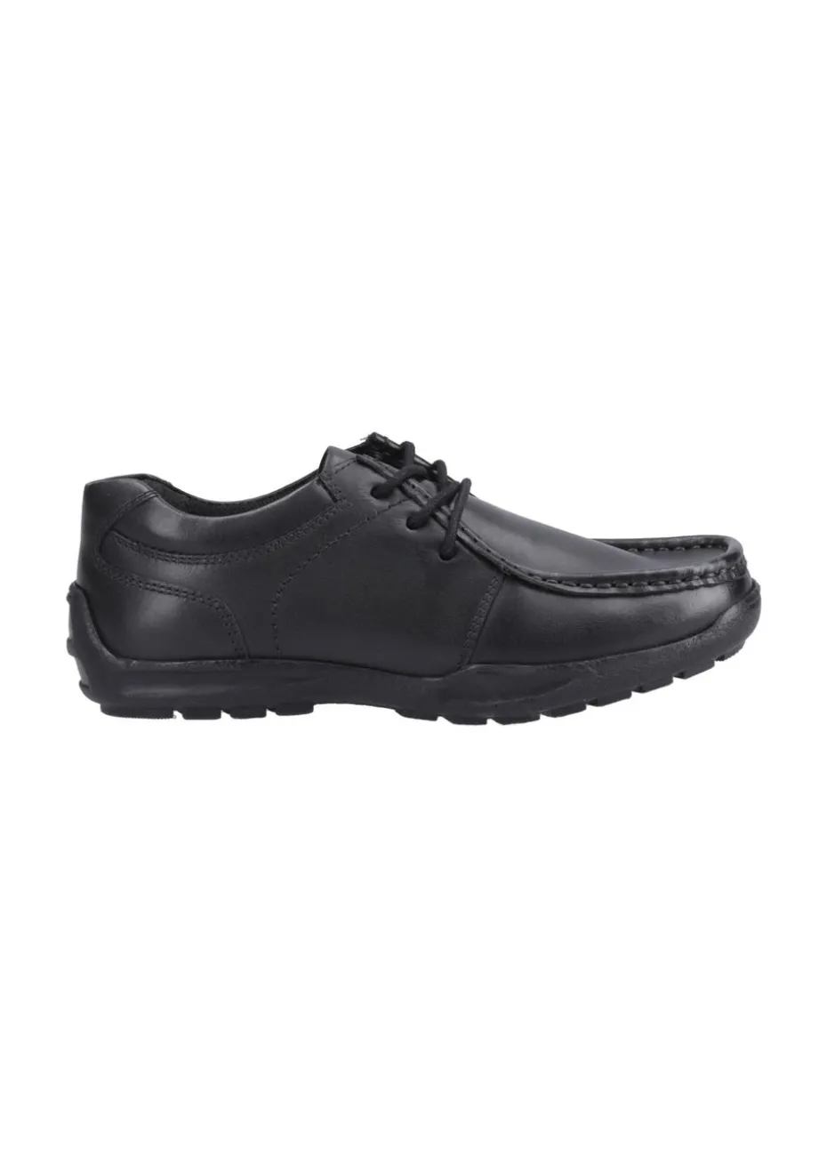 Hush Puppies Black Mackenzie Wallabee Junior