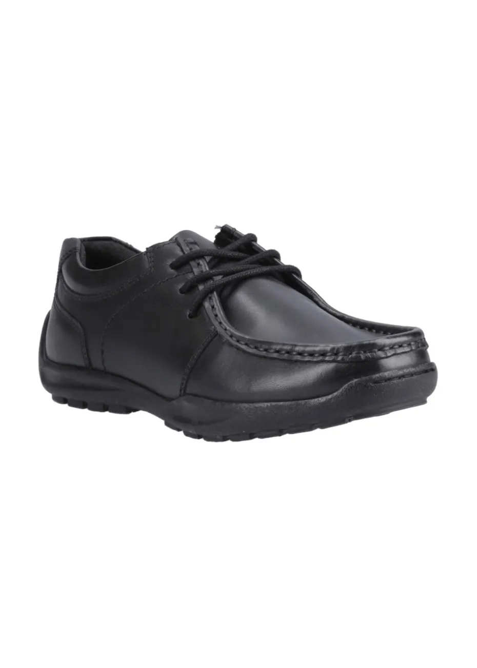 Hush Puppies Black Mackenzie Wallabee Senior