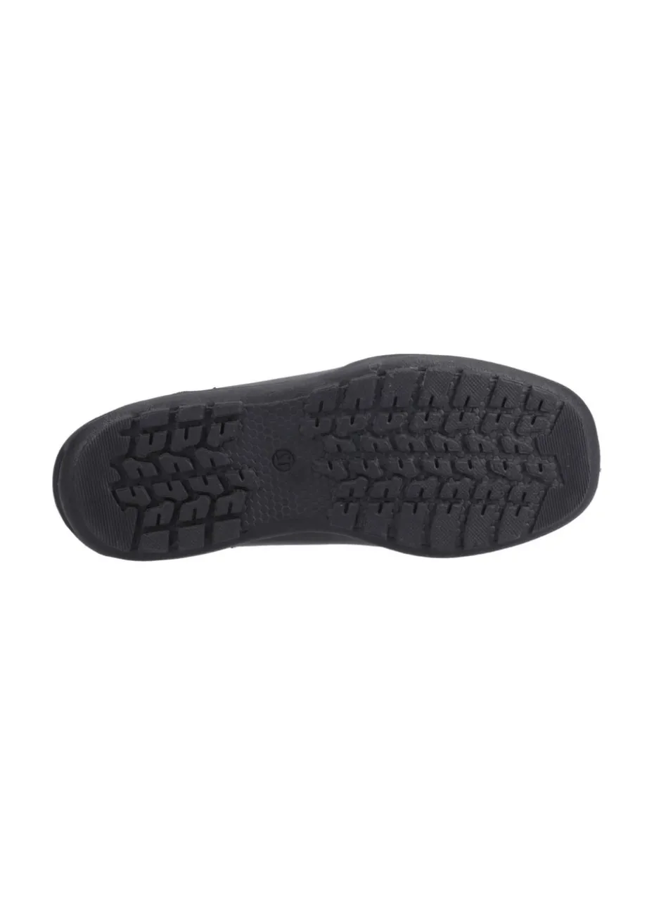 Hush Puppies Black Mackenzie Wallabee Senior