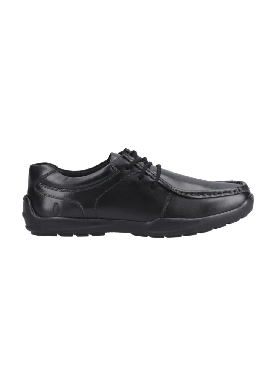 Hush Puppies Black Mackenzie Wallabee Senior