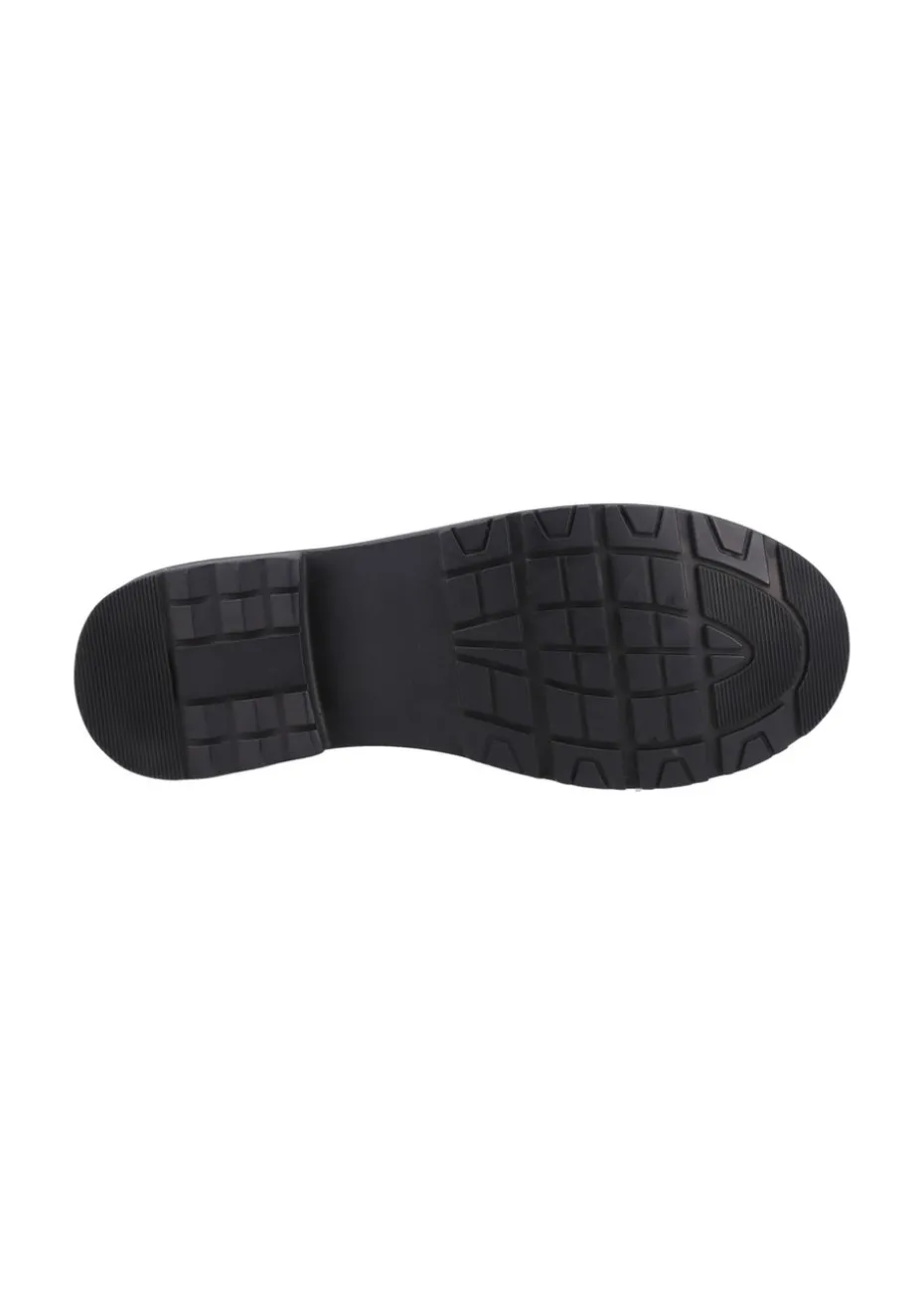 Hush Puppies Boys Black Brian Senior School Shoes (Older 3-6)