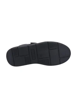 Hush Puppies Boys Black Rowan Jnr School Shoes (Younger 10 - Older 2)