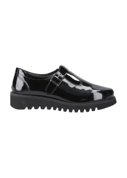Hush Puppies Florrie T-Bar Patent Senior