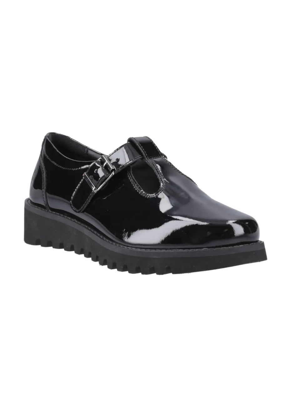 Hush Puppies Florrie T-Bar Patent Senior