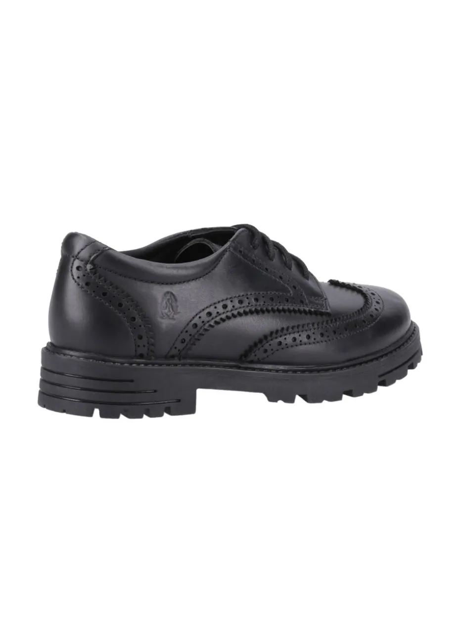 Hush Puppies Girls Black Maxine Senior School Shoes (Older 6-7)