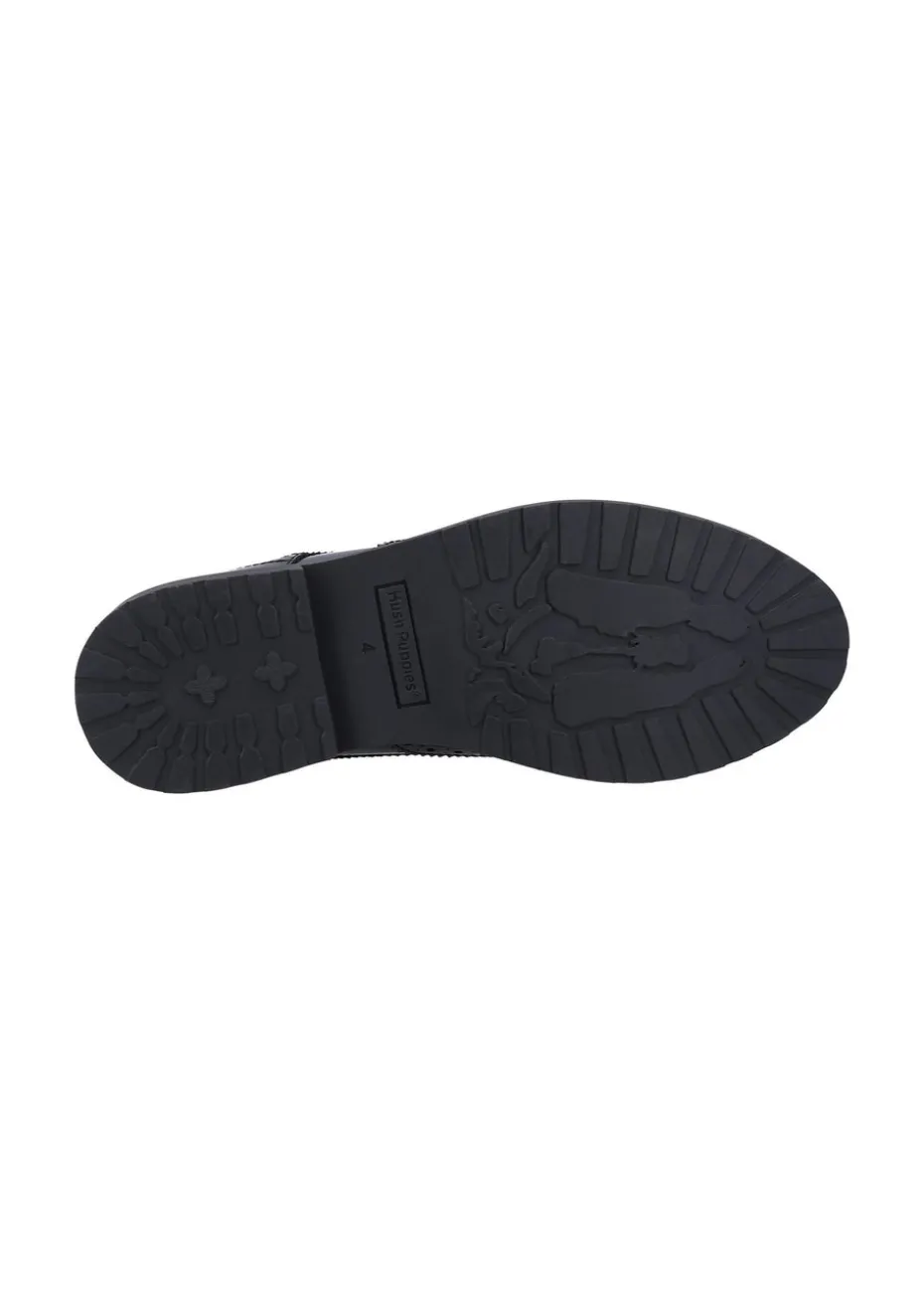 Hush Puppies Glossy Black Verity Brogue