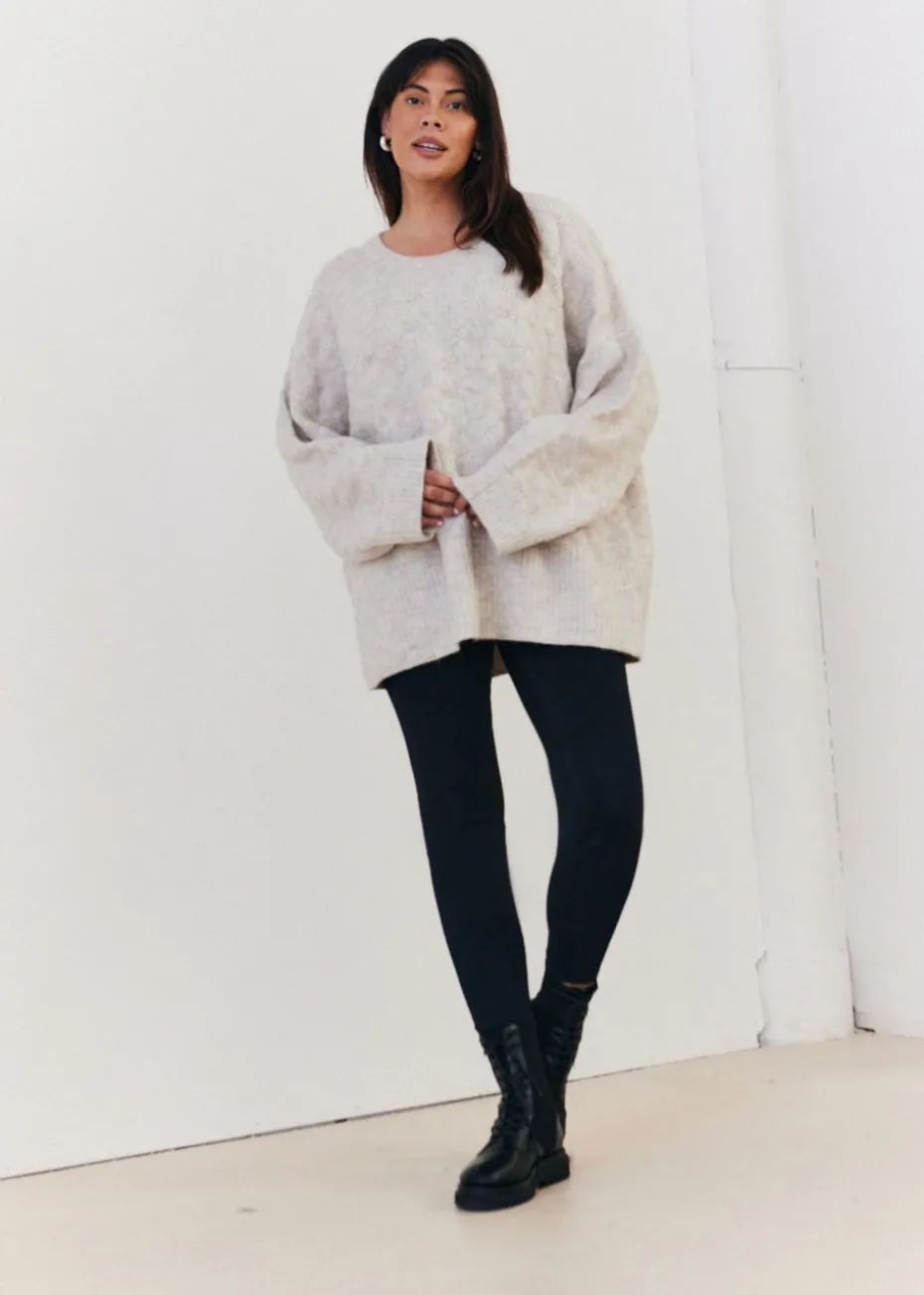 In The Style Stacey Solomon Oatmeal Knitted Jumper