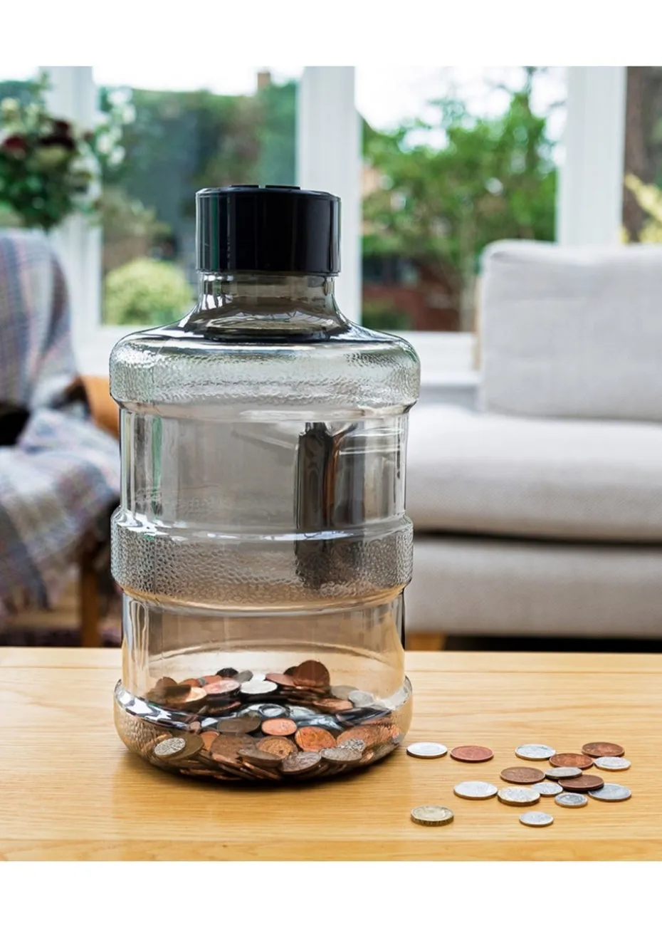 InGenious Clear Super Size Coin Counting Jar