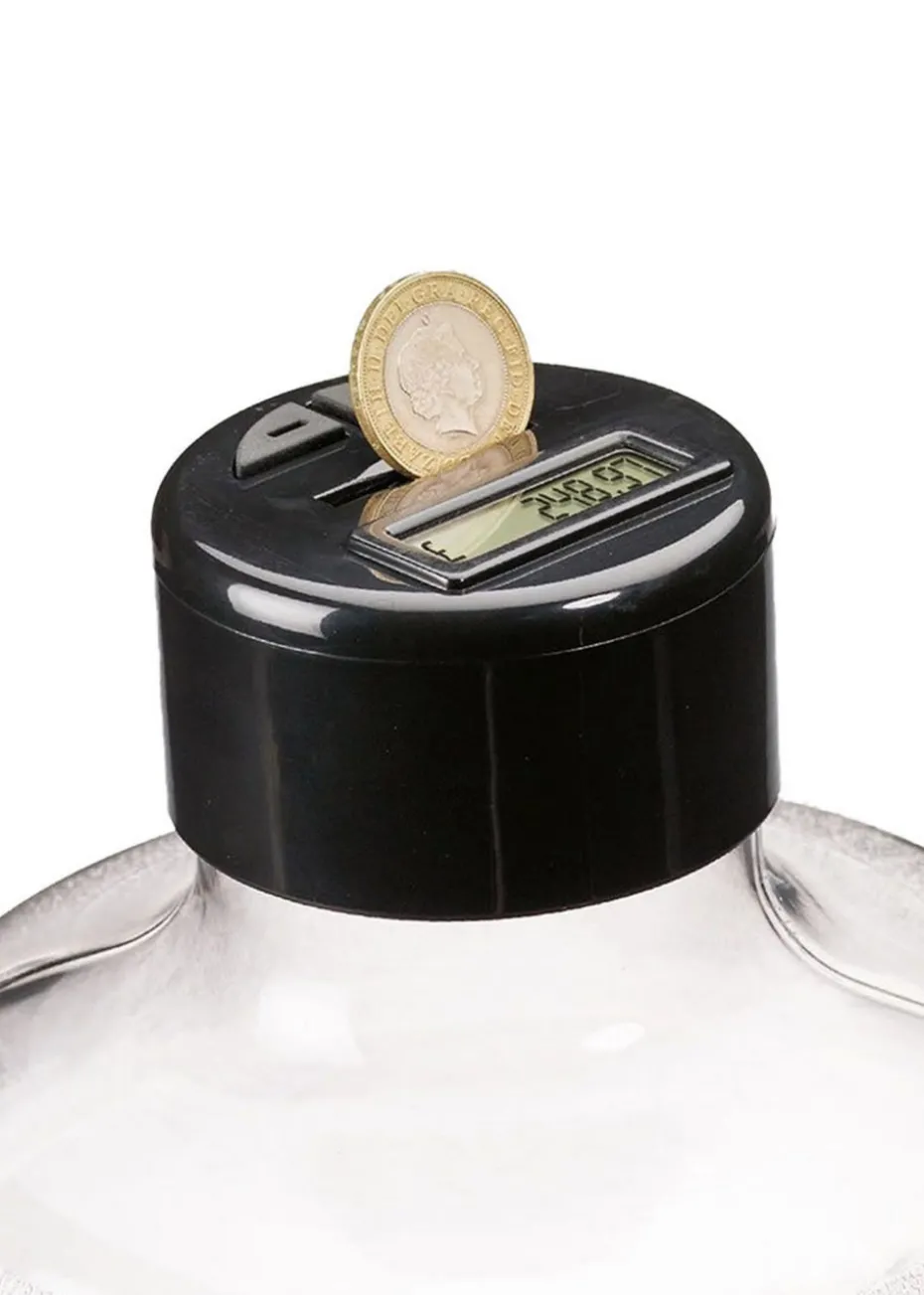 InGenious Clear Super Size Coin Counting Jar