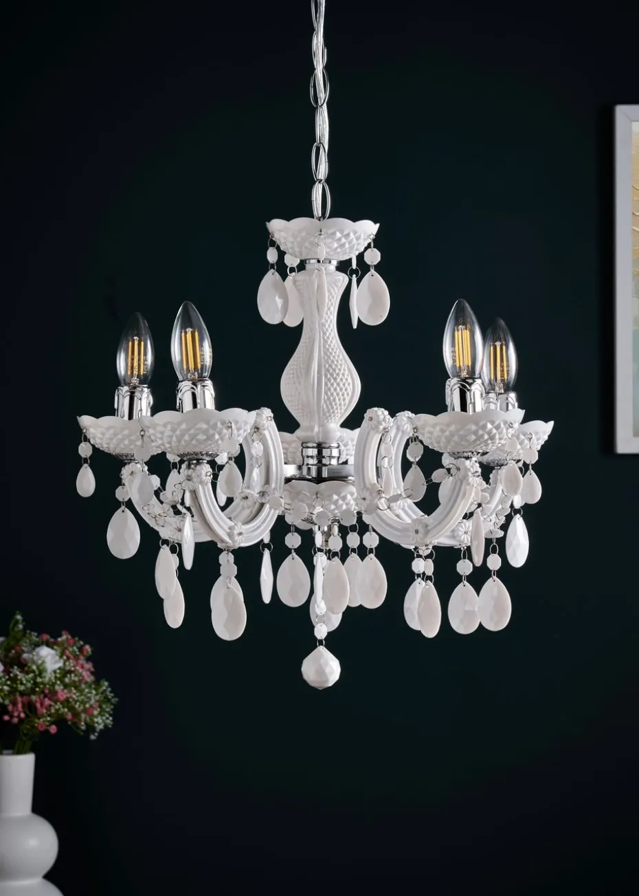 Inlight Charlotte 5 Light Chandelier (145cm x 45cm x 45cm)