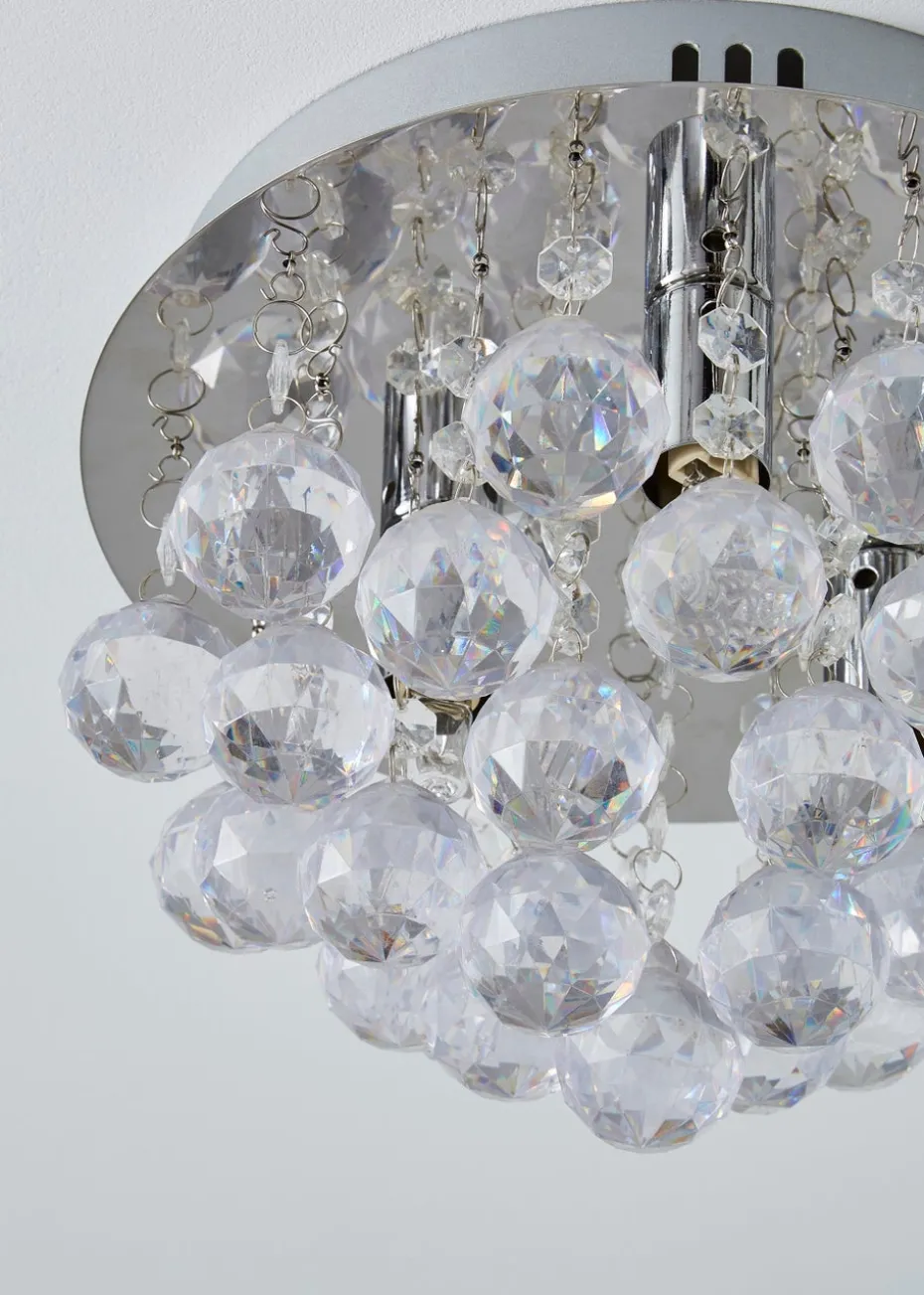 Inlight Saxby Flush Ceiling Light (16cm x 25cm)