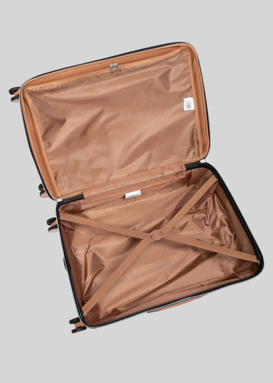 IT Luggage Black Fascinate Hardshell Suitcase