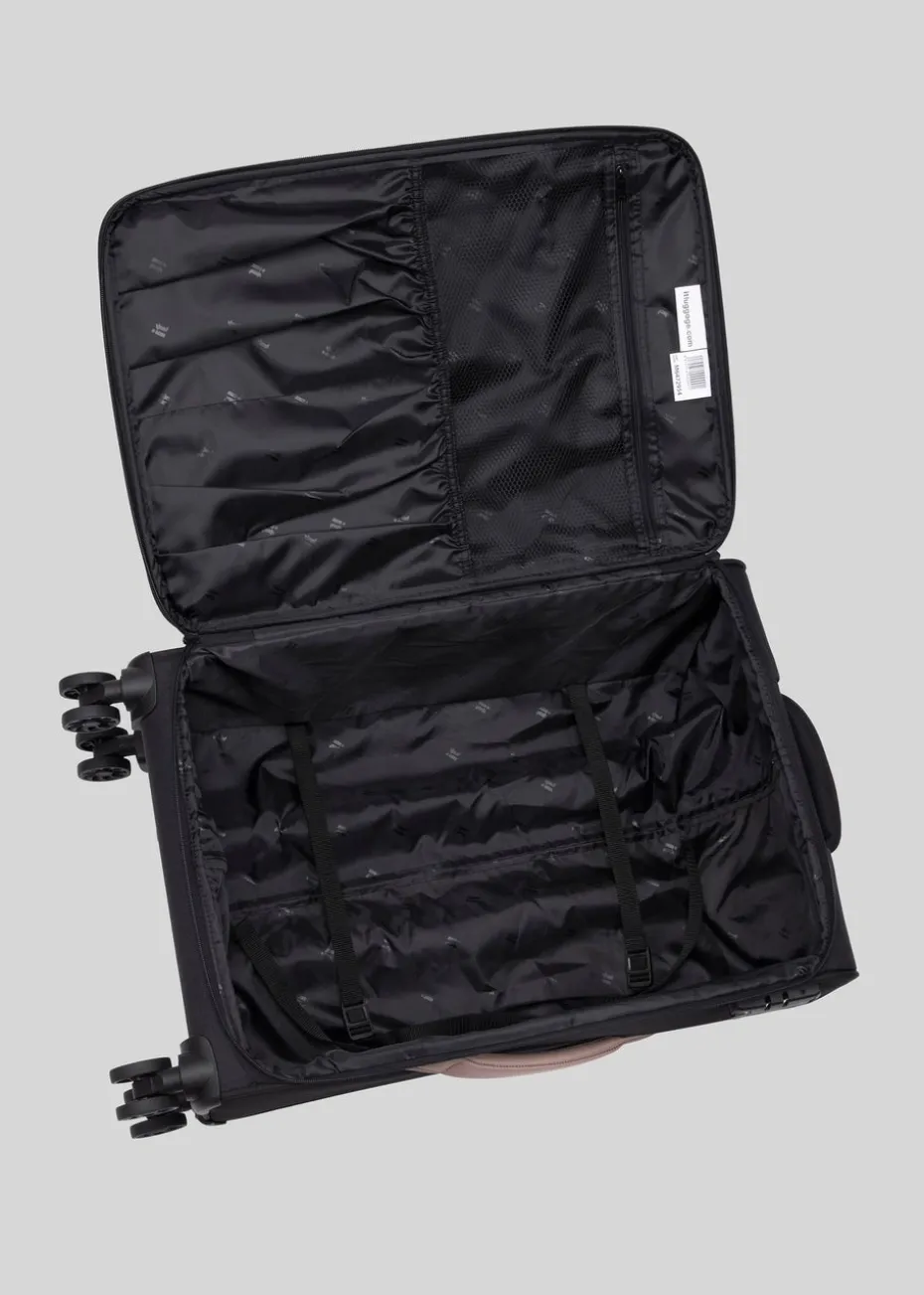 IT Luggage Black Soft Suitcase