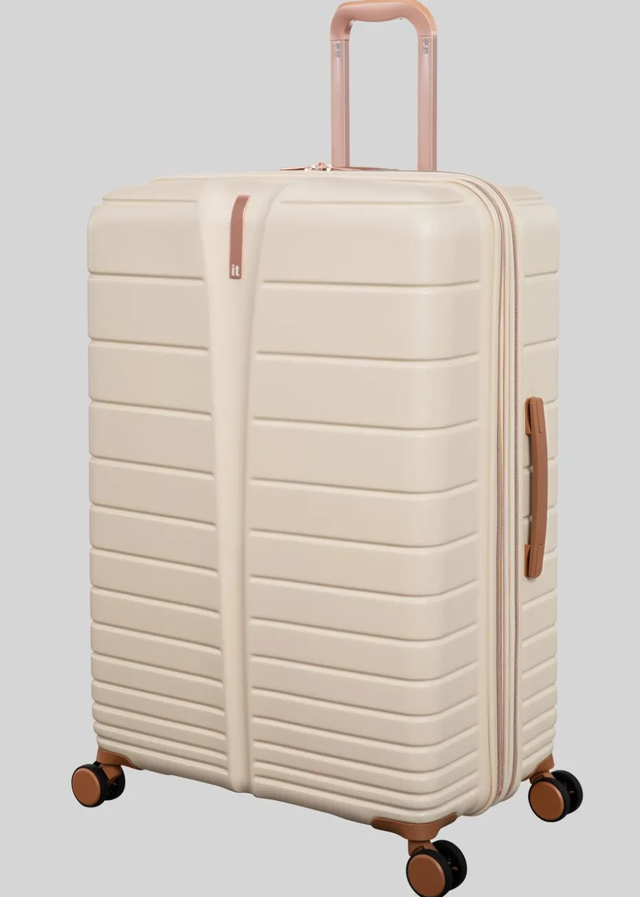 IT Luggage Cream Fascinate Hardshell Suitcase