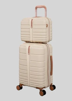 IT Luggage Cream Fascinate Hardshell Suitcase