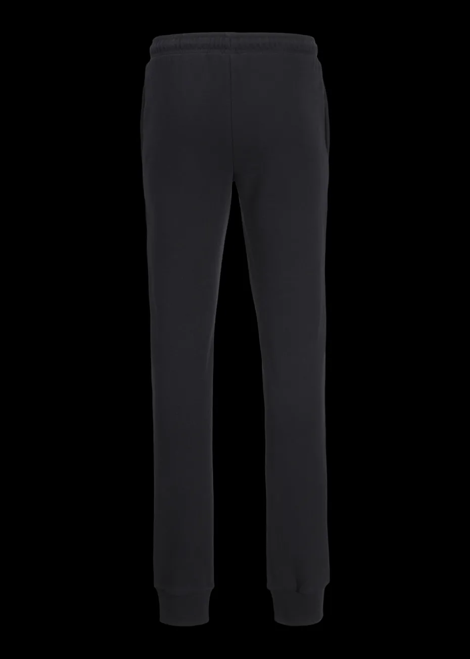 Jack & Jones Black Slogan Jogging Bottoms (8-16yrs)