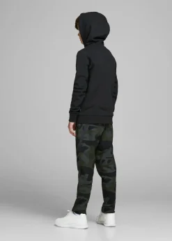 Jack & Jones Kids Black Logo Hoodie (8-16yrs)