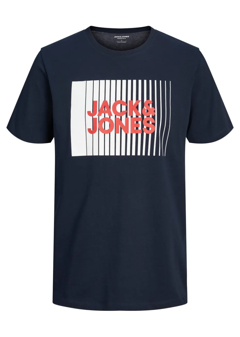 Jack & Jones Kids Navy Logo T-Shirt (6-16yrs)