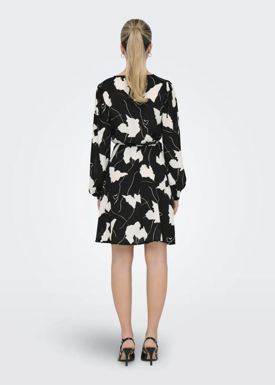 JDY Black Divya Shift Mini Dress